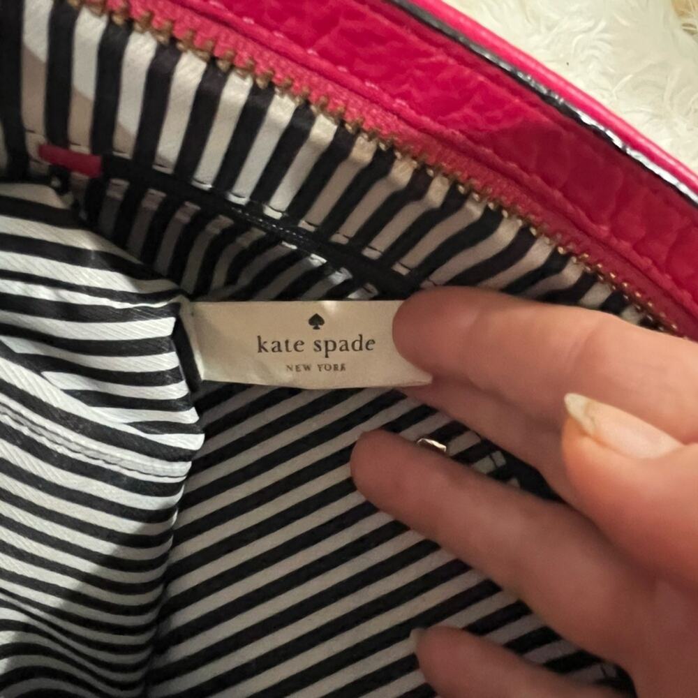 Kate Spade New York Cobble Hill Ellen Leather Adjustable Crossbody Handbag Pink - Picture 12 of 16